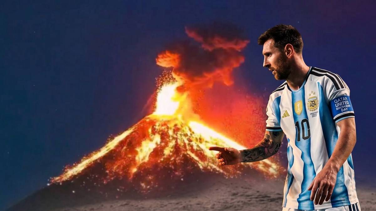 Hizo erupción un FEROZ VOLCÁN en Guatemala: a cuántos kilómetros está de Messi