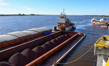 Insfrán recibió el primer cargamento de mineral de hierro para Fermosa Biosiderúrgica | Producción