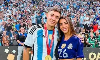Quién es la esposa de Nahuel Molina, futbolista de la Selección Argentina: | Mundial 2026