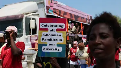 Legisladores africanos promueven leyes anti-LGBT más estrictas tras una conferencia en Ghana Legisladores africanos promueven leyes anti-LGBT más estrictas tras una conferencia en Ghana