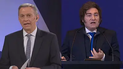 Marcelo Bonelli y Manuel Adorni. Marcelo Bonelli y Manuel Adorni.