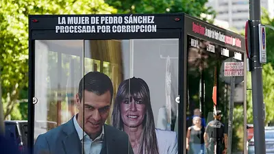 Juez dictamina que esposa del presidente del Gobierno español será juzgada por cargos de corrupción Juez dictamina que esposa del presidente del Gobierno español será juzgada por cargos de corrupción