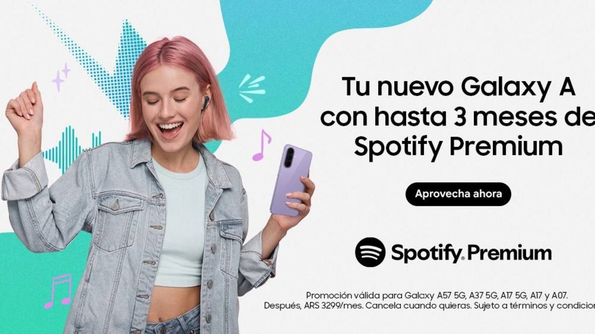 Paso a paso: cómo reclamar los 3 meses de Spotify Premium gratis que regala Samsung