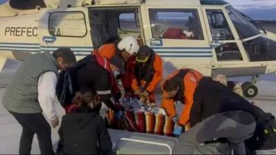 Rescate en el mar: aeroevacuación de emergencia a más de 300 kilómetros de la costa Rescate en el mar: aeroevacuación de emergencia a más de 300 kilómetros de la costa