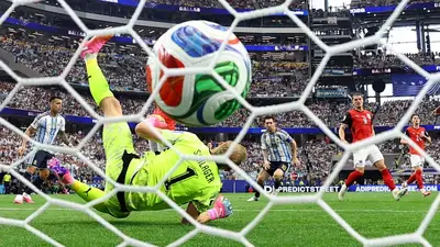 Con dos goles de Messi, Argentina le ganó a Austria y pasó de ronda Con dos goles de Messi, Argentina le ganó a Austria y pasó de ronda