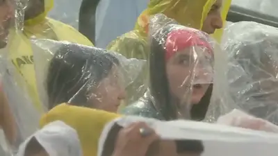 Urgente: se suspendió el partido de Francia vs Irak por una tormenta eléctrica Urgente: se suspendió el partido de Francia vs Irak por una tormenta eléctrica