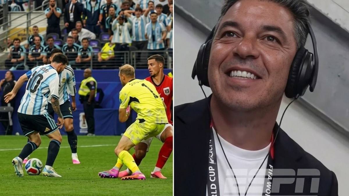La reacción de Gallardo al gol de Messi vs. Austria en el Mundial 2026: el video del festejo con los dientes apretados