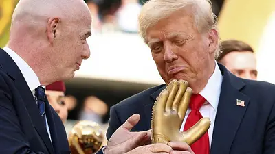 Trump entregará el trofeo en la final del Mundial, dice Infantino Trump entregará el trofeo en la final del Mundial, dice Infantino