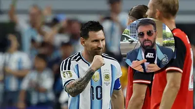 La burrada que dijo Azzaro sobre el "partido" de Messi contra Austria. La burrada que dijo Azzaro sobre el "partido" de Messi contra Austria.