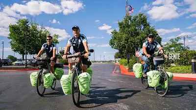 Quiénes son los amigos que viajaron en bici al Mundial. Quiénes son los amigos que viajaron en bici al Mundial.