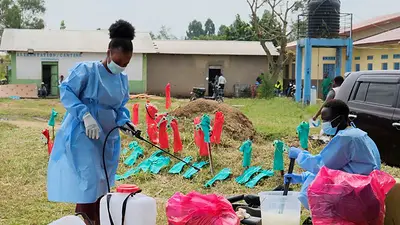 OMS dice brote de ébola en el Congo sigue avanzando rápidamente y que personal sanitario está en peligro OMS dice brote de ébola en el Congo sigue avanzando rápidamente y que personal sanitario está en peligro