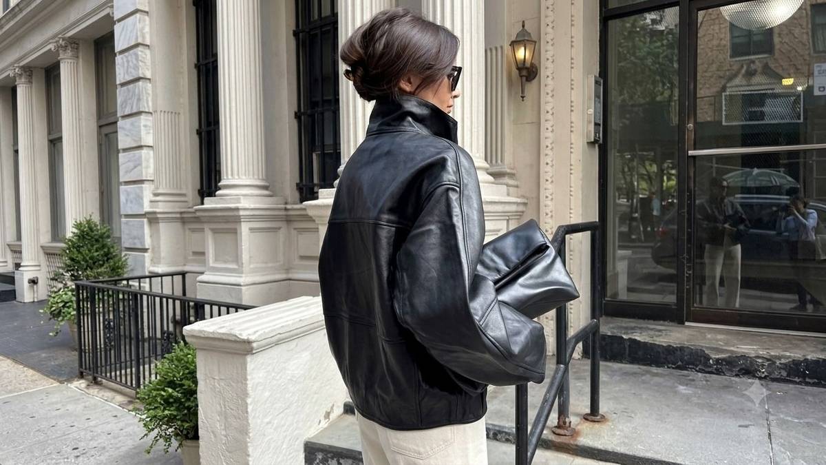 Más abrigada y original: así es la campera de cuero bomber en tendencia para este invierno 2026