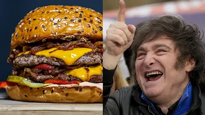 Hamburguesa Javier Milei Hamburguesa Javier Milei