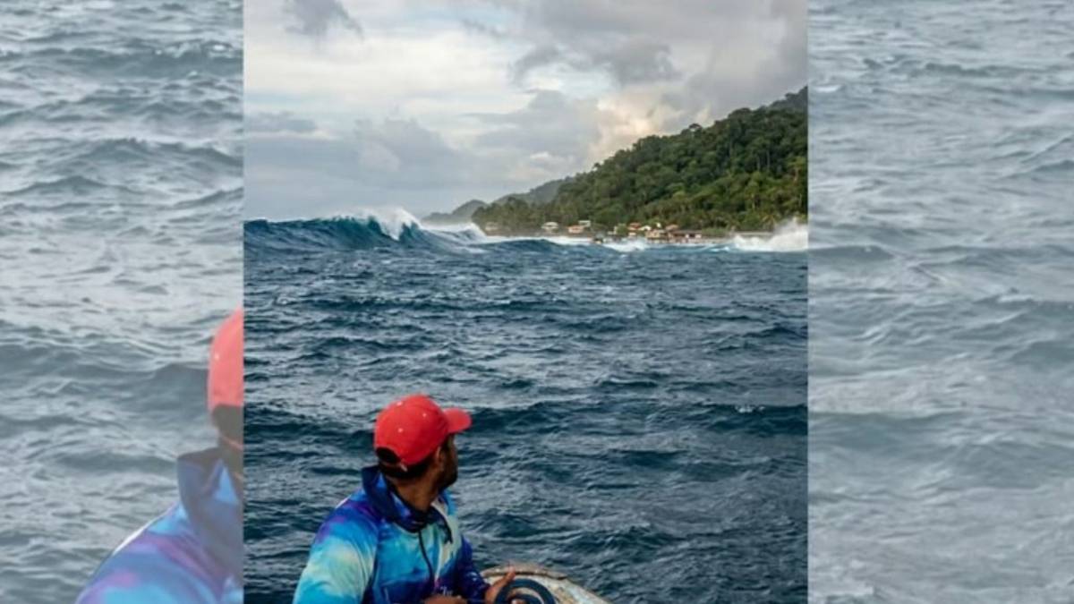 El estremecedor video que pescadores grabadores desde el agua en el momento del terremoto en Venezuela