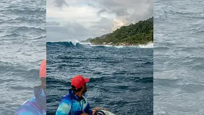 El estremecedor video que pescadores grabaron desde el agua el momento del terremoto en Venezuela El estremecedor video que pescadores grabaron desde el agua el momento del terremoto en Venezuela