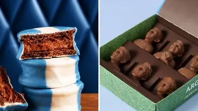 Cuánto cuestan los chocolates inspirados en la Selección. Cuánto cuestan los chocolates inspirados en la Selección.