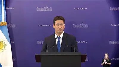 Adrián Ravier, Milei, vocero presidencial, economía, Gobierno. Adrián Ravier, Milei, vocero presidencial, economía, Gobierno.