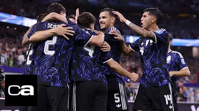 La Selección argentina. La Selección argentina.