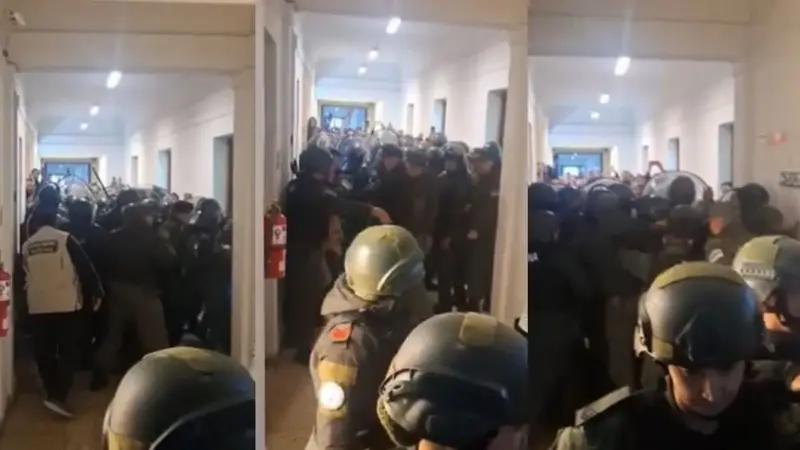 Despidos masivos en la CNEA, represión y ocupación: "Que alguien explique"