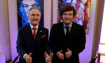 Milei es el primer presidente argentino en celebrar la Independencia de EE.UU. | Fiesta en la embajada de ee.uu.
