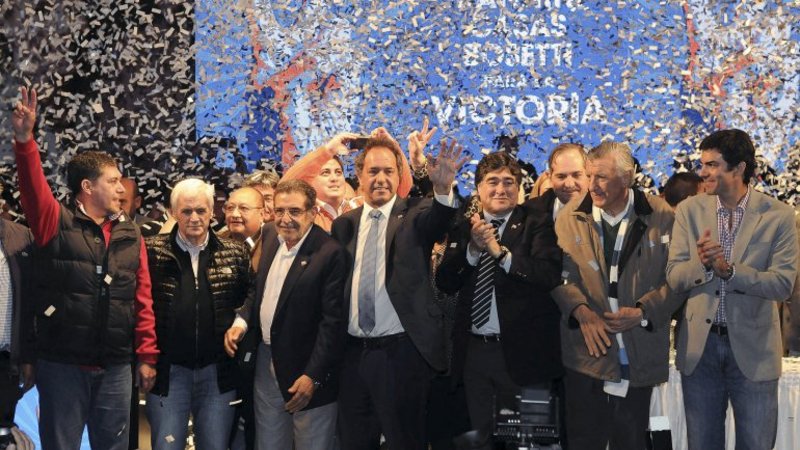 Scioli: "Están dadas las condiciones para tomar la posta"
