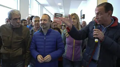 La fórmula Aníbal-Sabbatella, de campaña junto a Insaurralde y Mariotto La fórmula Aníbal-Sabbatella, de campaña junto a Insaurralde y Mariotto