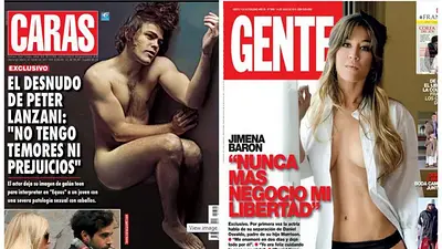 Fotos hot de Peter Lanzani y Jimena Barón desnudos en las tapas de Gente y Caras Fotos hot de Peter Lanzani y Jimena Barón desnudos en las tapas de Gente y Caras