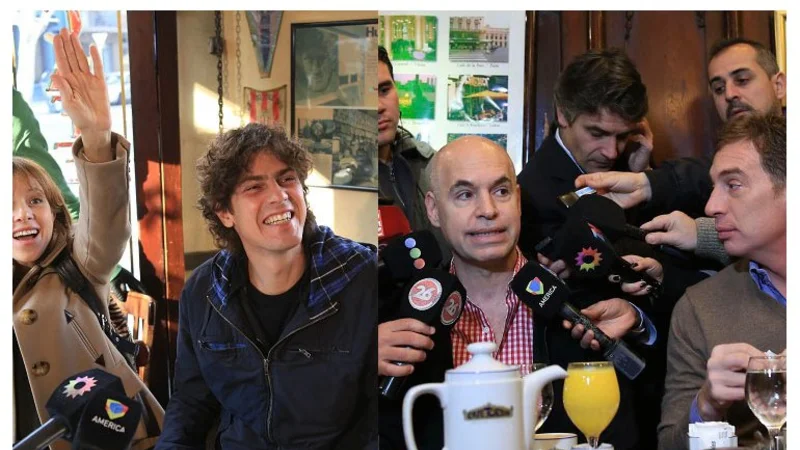 Elecciones Ciudad 2015: desayunos en bares y ante la prensa, la "moda" de los candidatos porteños