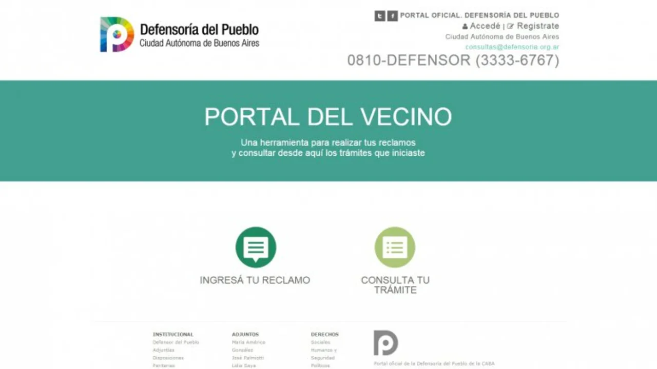 Un sitio web para las quejas de los porteños