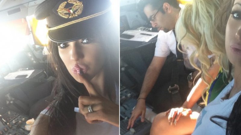 Como Vicky Xipolitakis, una conejita de Playboy piloteó un avión de Kuwait Airways