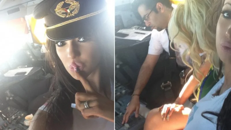Como Vicky Xipolitakis, una conejita de Playboy piloteó un avión de Kuwait Airways