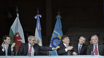 Sin Cristina, encabezaron el acto de Chubut Aníbal Fernández, Wado de Pedro y Carlos Zannini Sin Cristina, encabezaron el acto de Chubut Aníbal Fernández, Wado de Pedro y Carlos Zannini