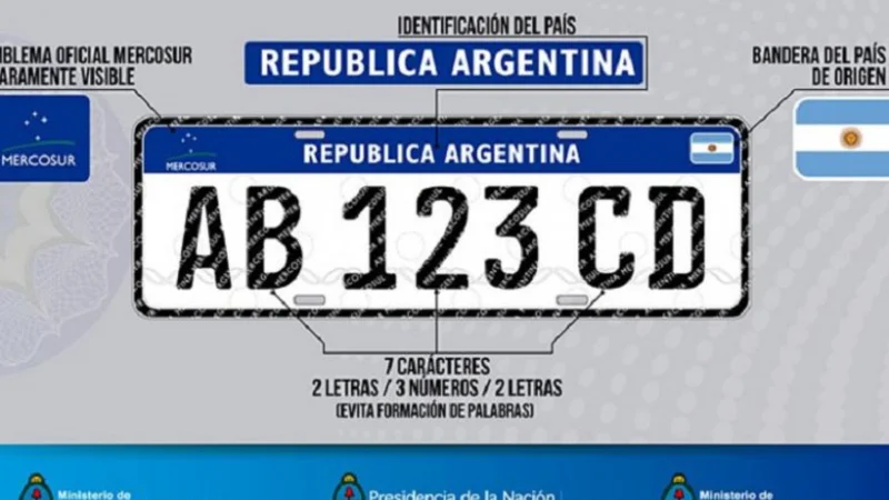 ¿Cómo será la nueva patente para los autos?