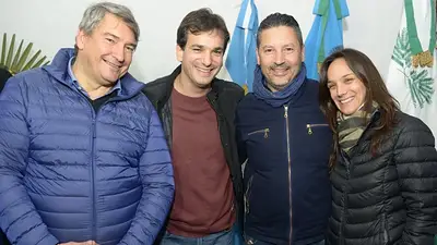 En un homenaje a Perón, el intendente de Merlo se mostró con Malena Galmarini En un homenaje a Perón, el intendente de Merlo se mostró con Malena Galmarini