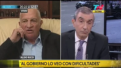 Fuerte cruce entre Nelson Castro y Aldo Rico en TN Fuerte cruce entre Nelson Castro y Aldo Rico en TN