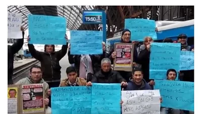 El emotivo video del "día después" del hombre del tren El emotivo video del "día después" del hombre del tren