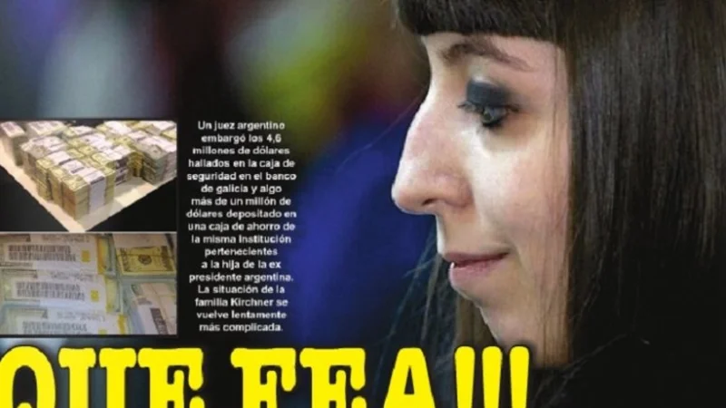 Polémica tapa de una revista macrista de Miami sobre Florencia Kirchner