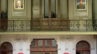 Cristina homenajea a Chávez mientras Macri desmantela un salón en su honor Cristina homenajea a Chávez mientras Macri desmantela un salón en su honor