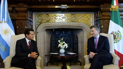 Macri se reunió en la Rosada con Peña Nieto en medio del repudio por su visita al país Macri se reunió en la Rosada con Peña Nieto en medio del repudio por su visita al país