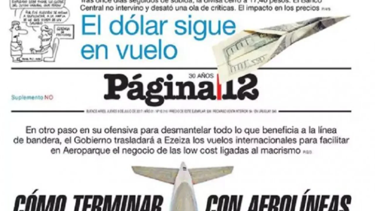El Gobierno censuró a Página 12 y no permite que el diario llegue al Interior