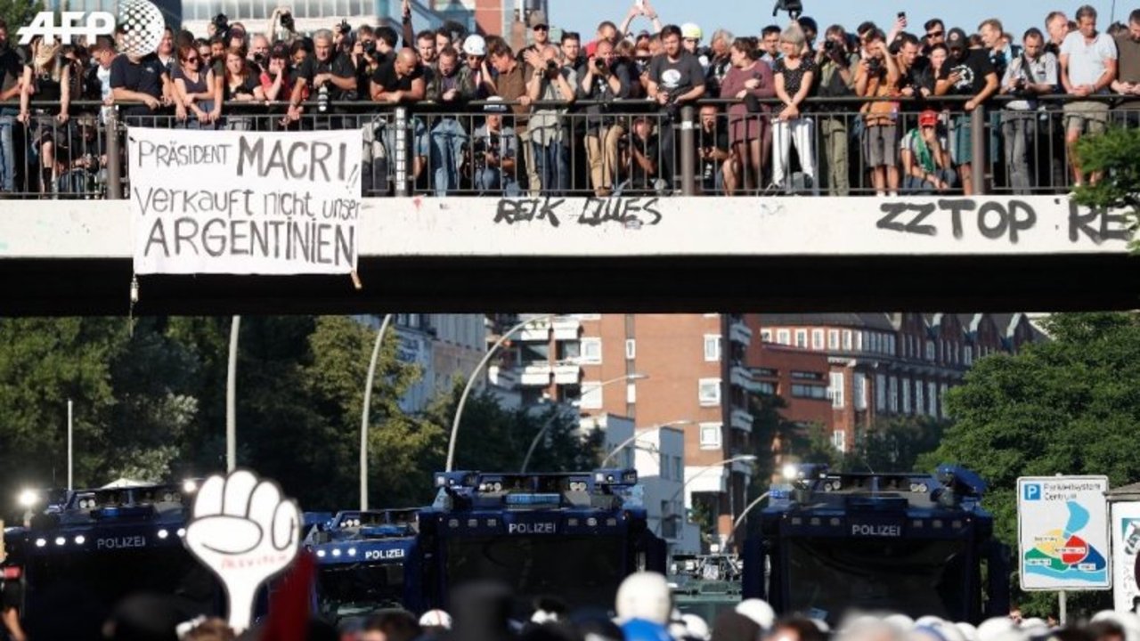 G20: el fuerte mensaje para Macri en medio de una manifestación en Alemania