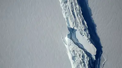 Se formó un iceberg en la Antártida 25 veces más grande que Capital Federal Se formó un iceberg en la Antártida 25 veces más grande que Capital Federal