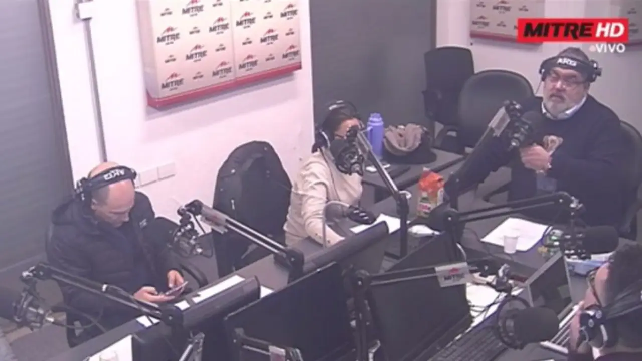 El exabrupto de Lanata en vivo