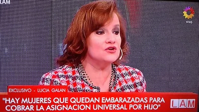 La lamentable frase política de Lucía Galán que dejó sin palabras a De Brito La lamentable frase política de Lucía Galán que dejó sin palabras a De Brito