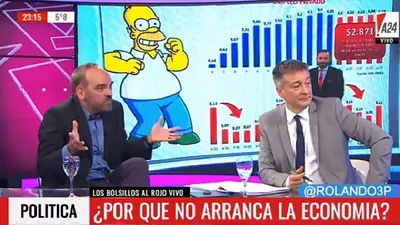 Imperdible: el papelón de Fernando Iglesias en plena TV al hablar de economía Imperdible: el papelón de Fernando Iglesias en plena TV al hablar de economía