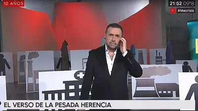 La delirante charla entre Macri y Navarro en Economía Política La delirante charla entre Macri y Navarro en Economía Política