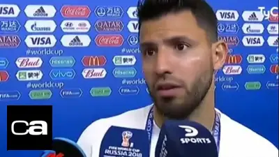 Agüero agradeció el apoyo en el Mundial y no mencionó a Sampaoli Agüero agradeció el apoyo en el Mundial y no mencionó a Sampaoli