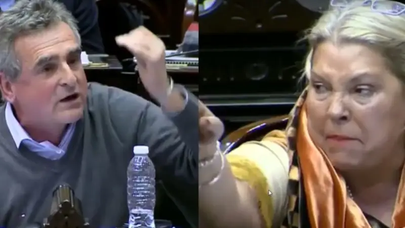 Rossi: "Tenemos un personaje siniestro en Diputados que se llama Elisa Carrió"