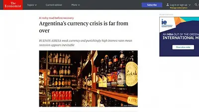 The Economist alerta por la profunda crisis cambiaria argentina The Economist alerta por la profunda crisis cambiaria argentina