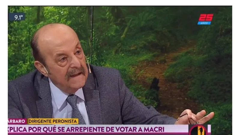 Julio Bárbaro: "Quiero ser parte del PRO"